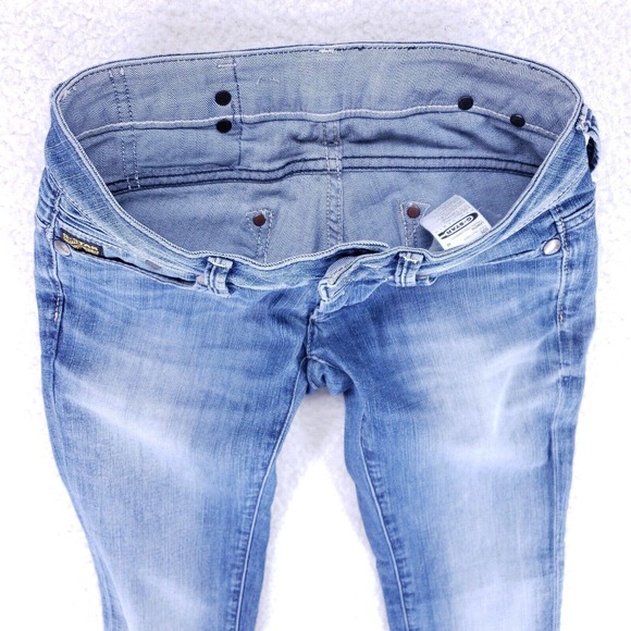 G-Star RAW Midge Straight Original Womens Size 25 Low Rise Soft Denim Pants - Picture 5 of 10